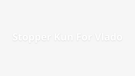 Stopper Kun For Vlado Klistermærke