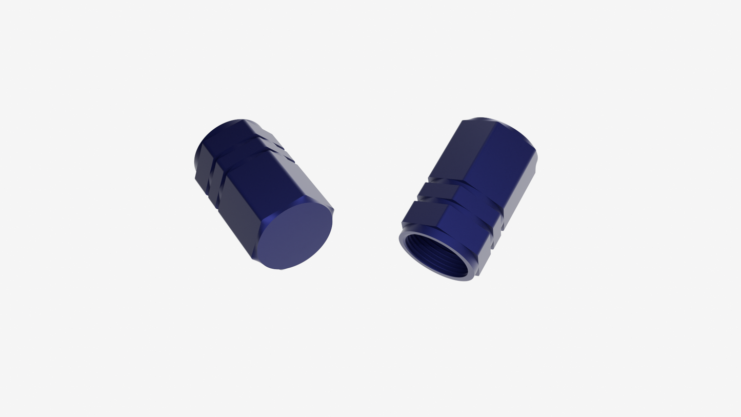 Ventilhætter Alu - 2 stks