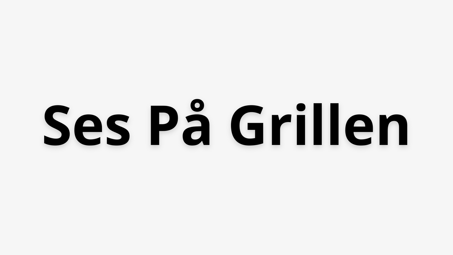 Ses På Grillen Klistermærke