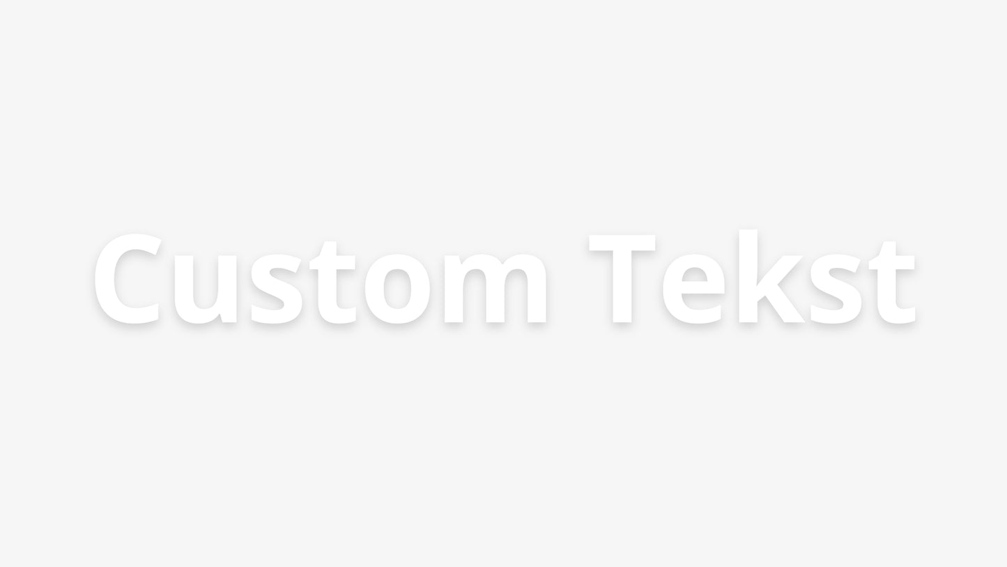 Custom Klistermærke