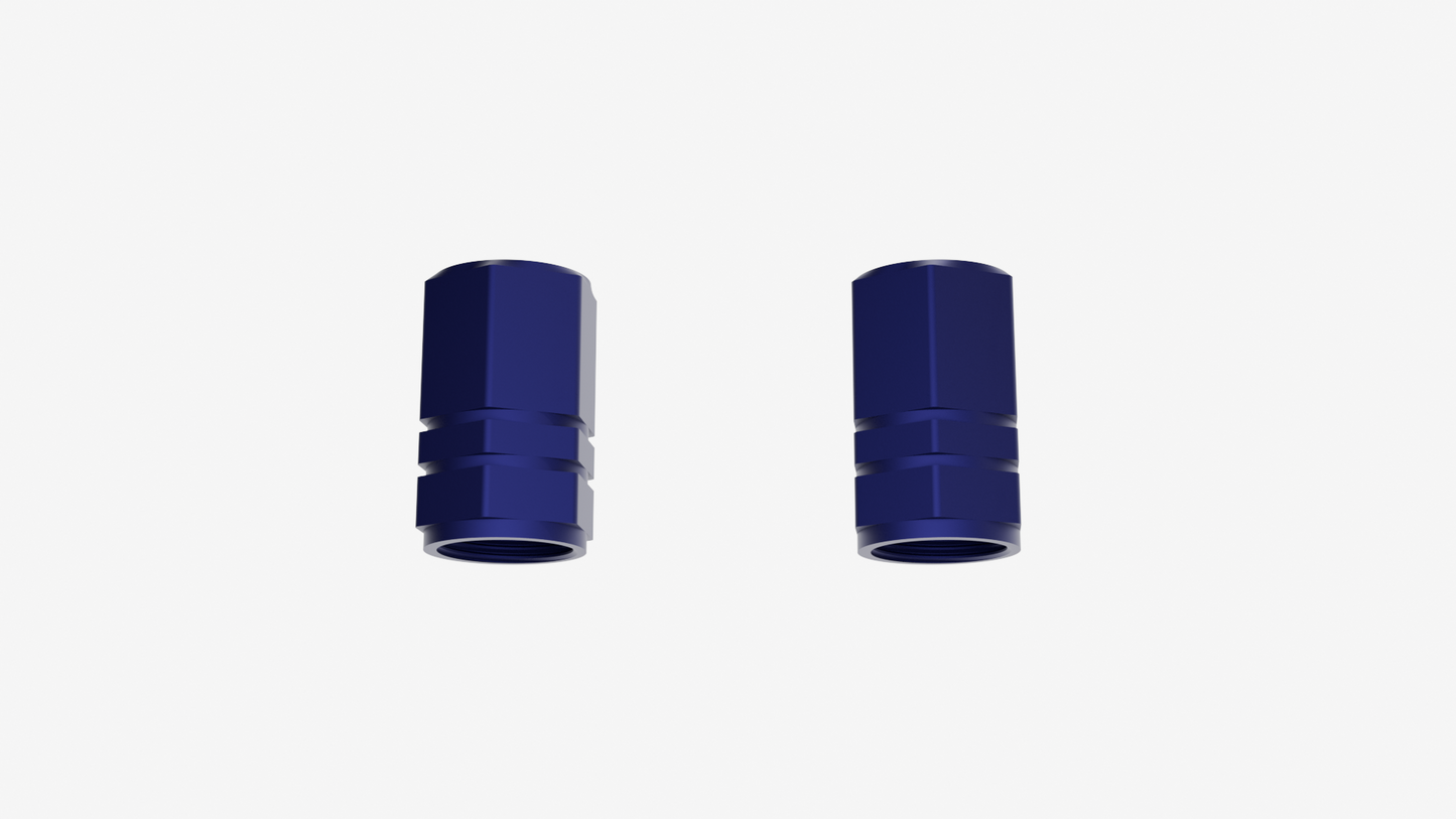 Ventilhætter Alu - 2 stks